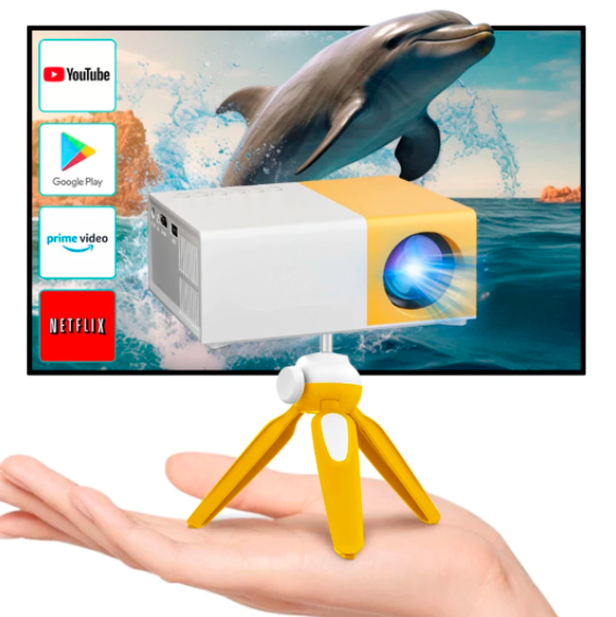 Projetor Portátil Cinemax 4K® [ATÉ 150 POLEGADAS]